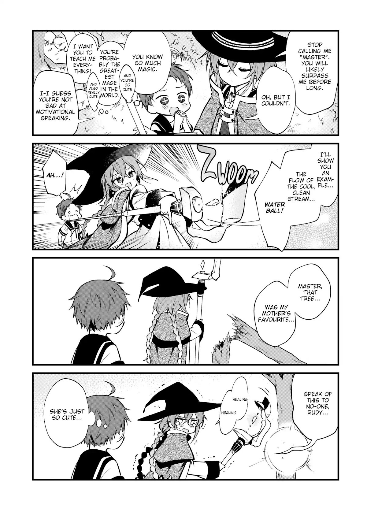 Mushoku Tensei: Even If It's a 4-Koma, I'll Get Serious Chapter 1 page 9 - Chapter 1
