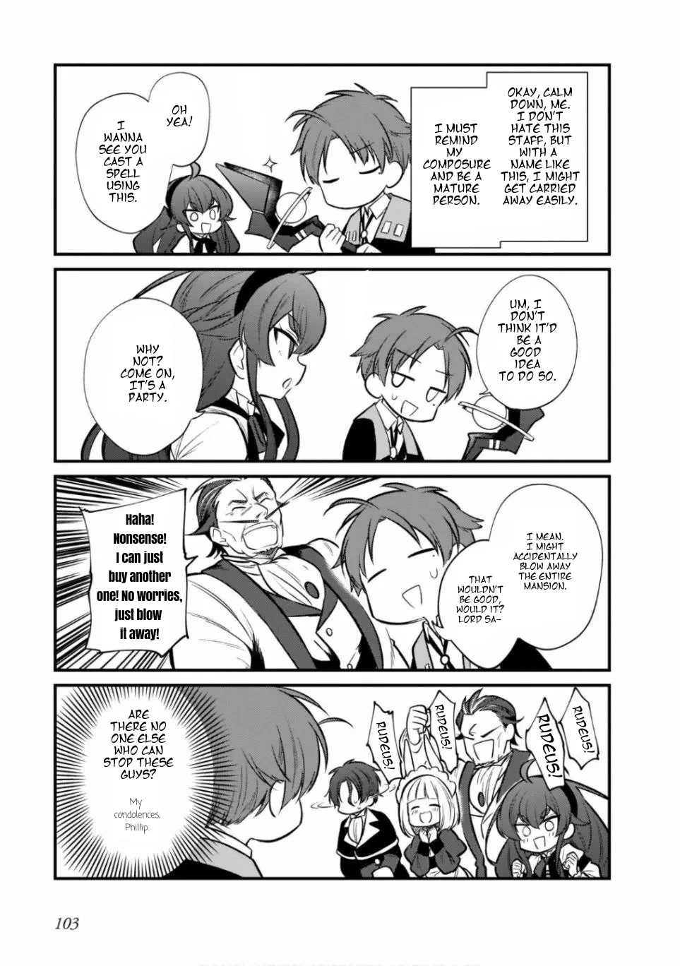Mushoku Tensei: Even If It's a 4-Koma, I'll Get Serious Chapter 13 page 11 - Chapter 13
