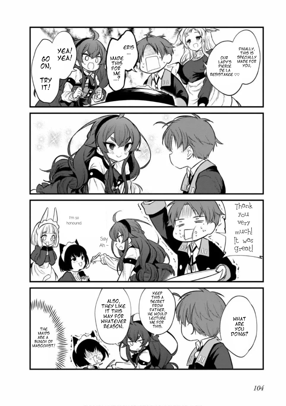 Mushoku Tensei: Even If It's a 4-Koma, I'll Get Serious Chapter 13 page 12 - Chapter 13