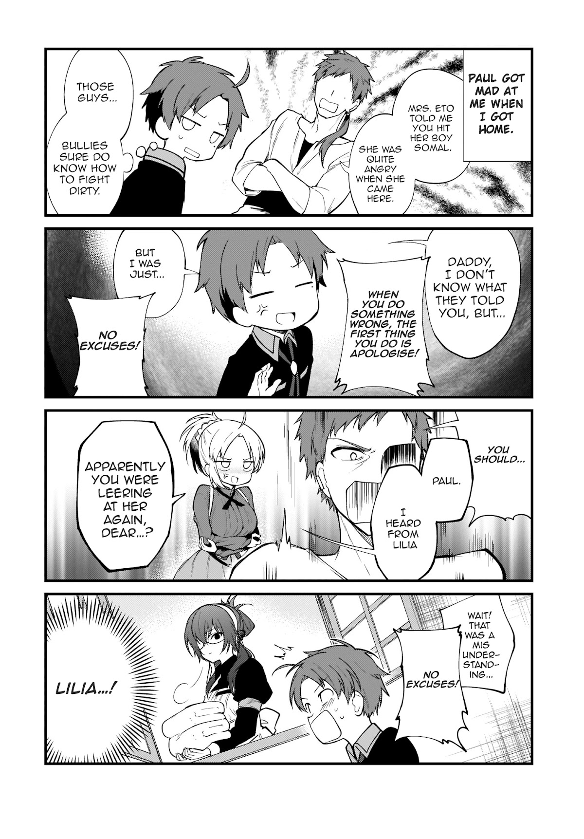 Mushoku Tensei: Even If It's a 4-Koma, I'll Get Serious Chapter 3 page 10 - Chapter 3