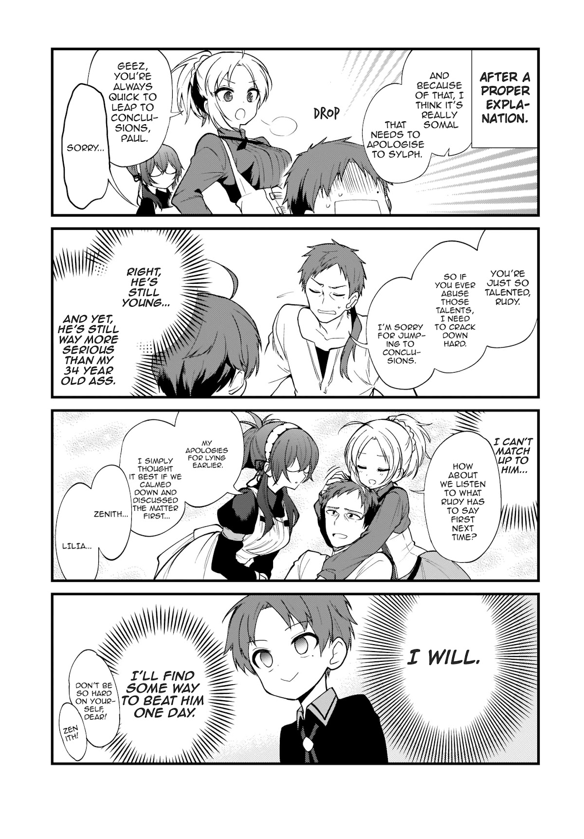 Mushoku Tensei: Even If It's a 4-Koma, I'll Get Serious Chapter 3 page 11 - Chapter 3