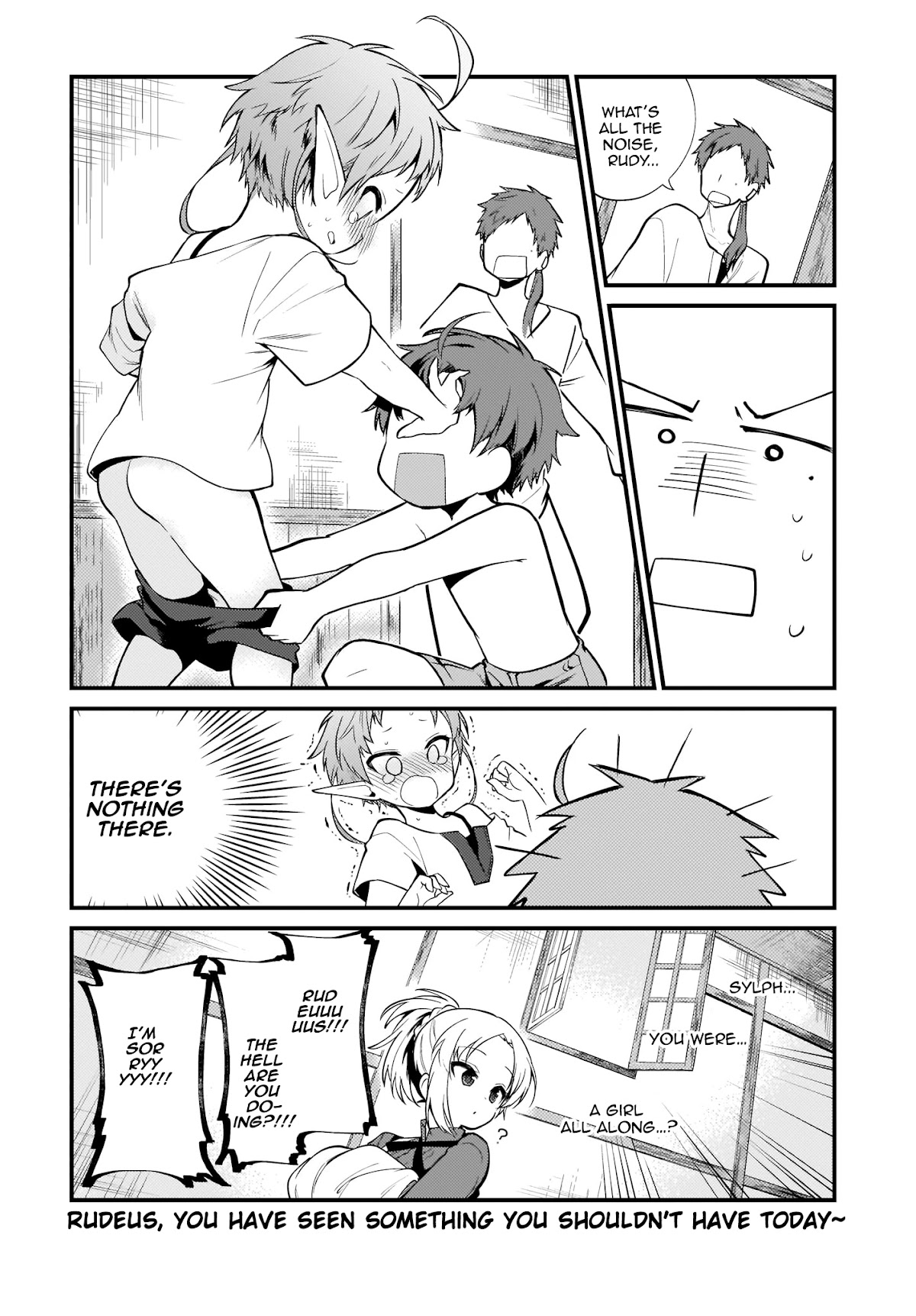 Mushoku Tensei: Even If It's a 4-Koma, I'll Get Serious Chapter 3 page 16 - Chapter 3