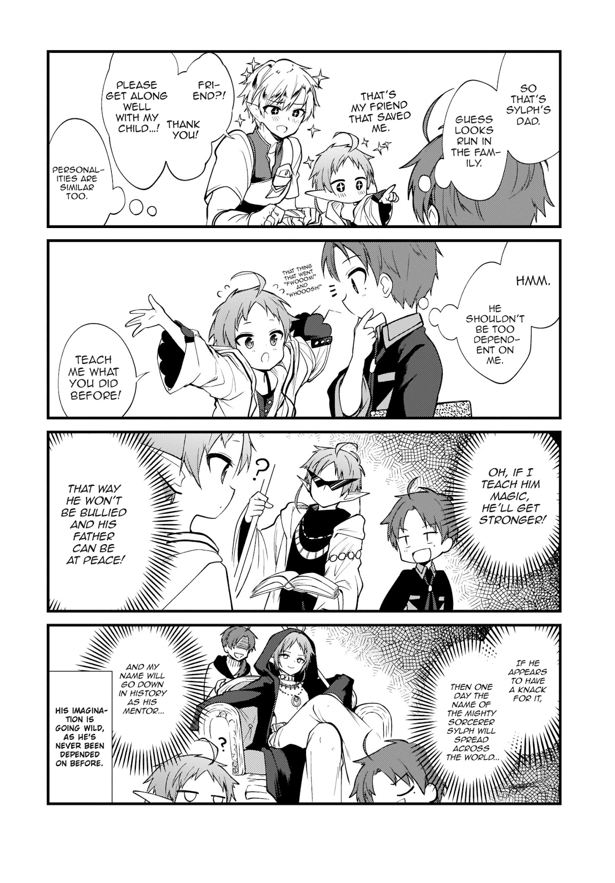 Mushoku Tensei: Even If It's a 4-Koma, I'll Get Serious Chapter 3 page 8 - Chapter 3