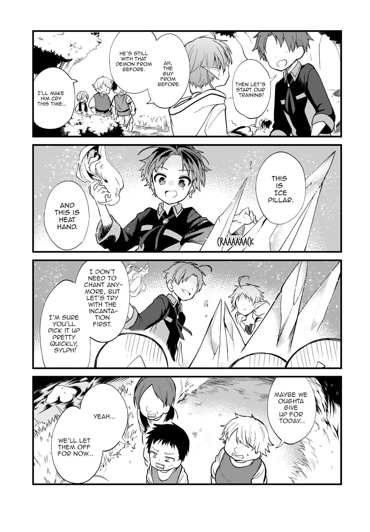 Mushoku Tensei: Even If It's a 4-Koma, I'll Get Serious Chapter 3 page 9 - Chapter 3