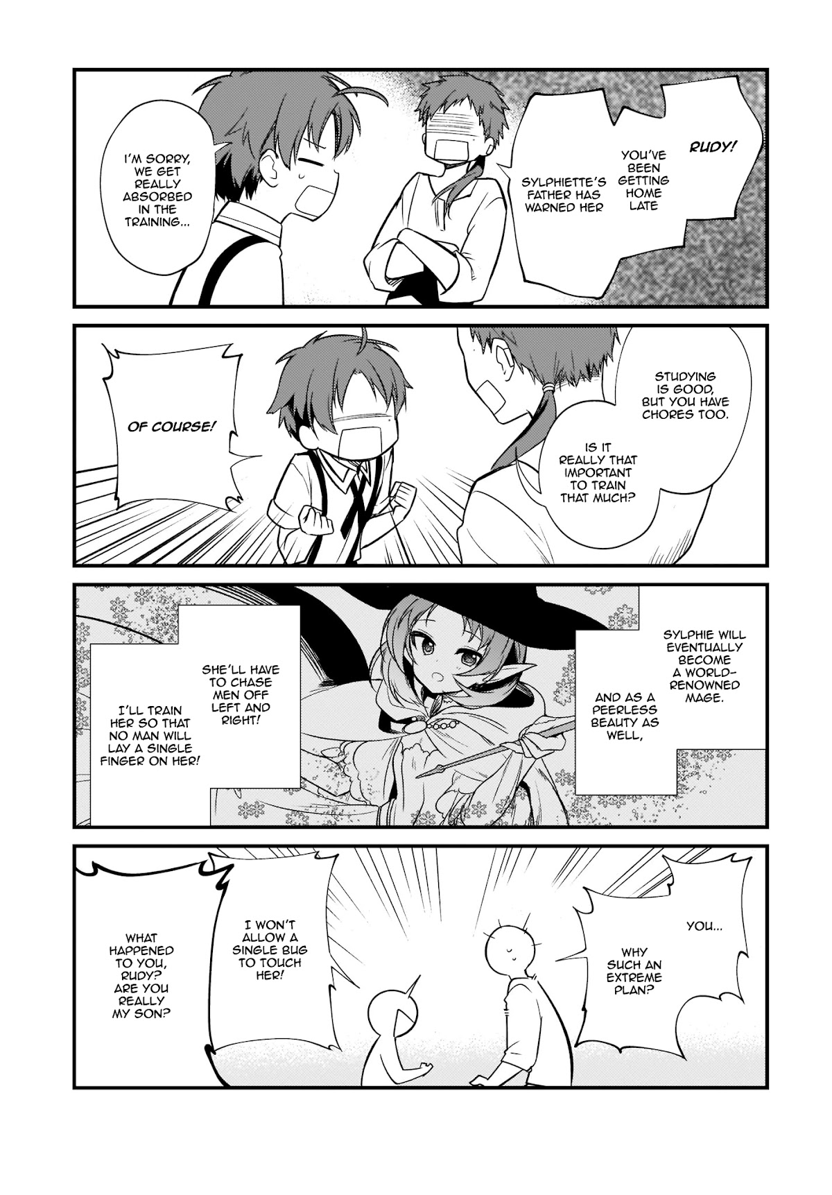 Mushoku Tensei: Even If It's a 4-Koma, I'll Get Serious Chapter 4 page 11 - Chapter 4