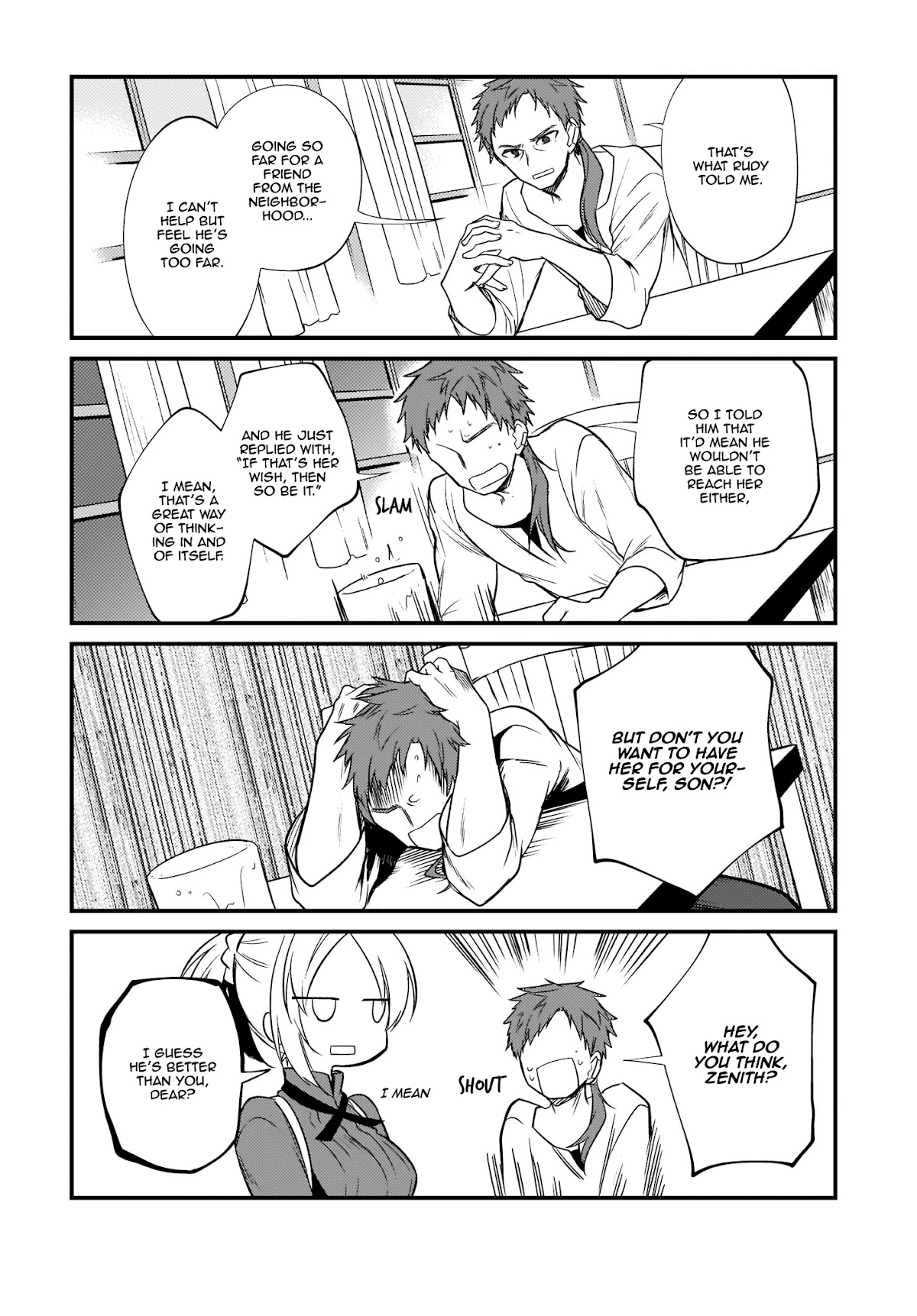 Mushoku Tensei: Even If It's a 4-Koma, I'll Get Serious Chapter 4 page 12 - Chapter 4