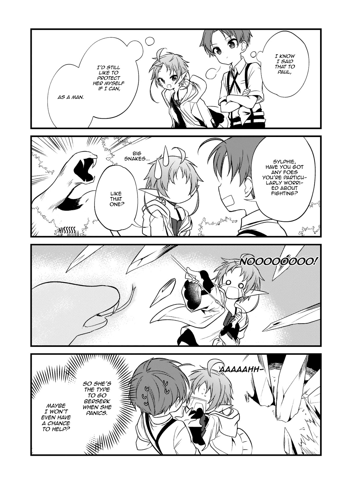 Mushoku Tensei: Even If It's a 4-Koma, I'll Get Serious Chapter 4 page 13 - Chapter 4