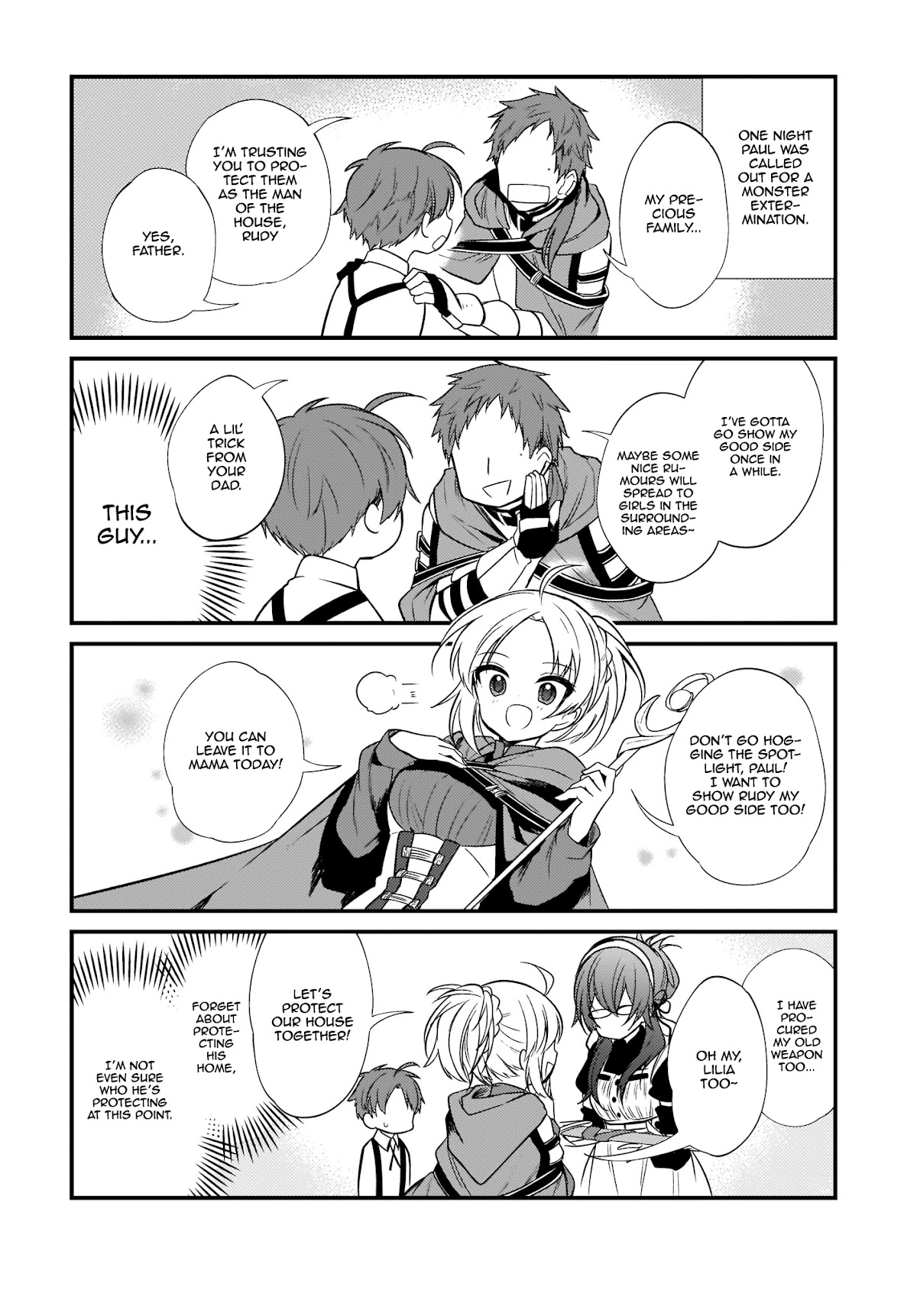 Mushoku Tensei: Even If It's a 4-Koma, I'll Get Serious Chapter 4 page 14 - Chapter 4