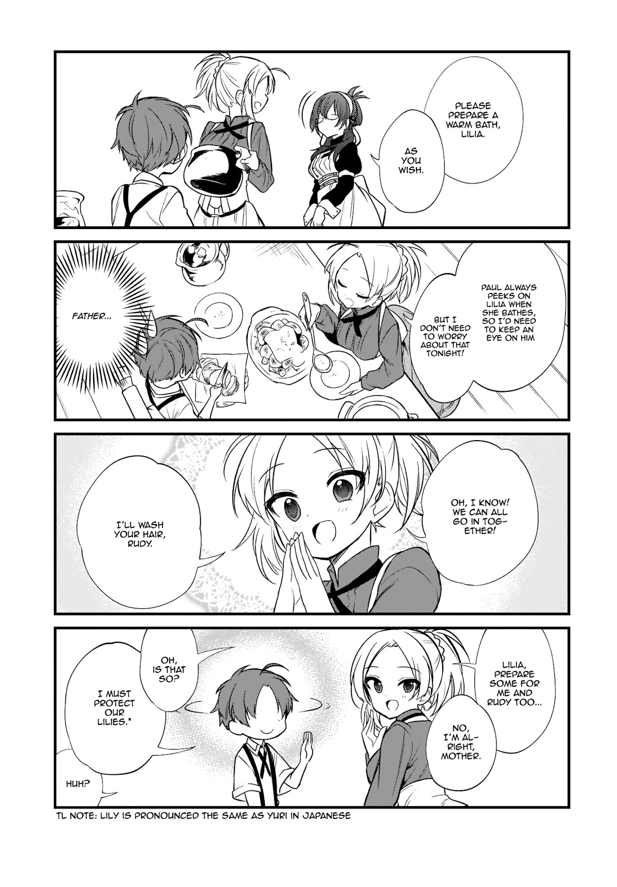 Mushoku Tensei: Even If It's a 4-Koma, I'll Get Serious Chapter 4 page 15 - Chapter 4