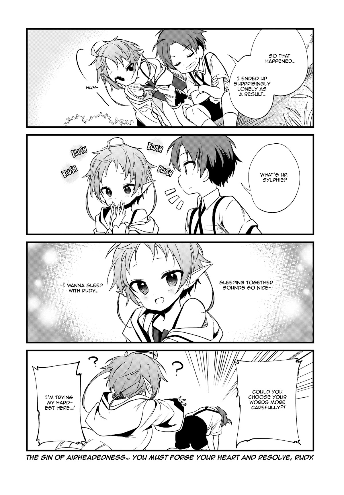Mushoku Tensei: Even If It's a 4-Koma, I'll Get Serious Chapter 4 page 18 - Chapter 4