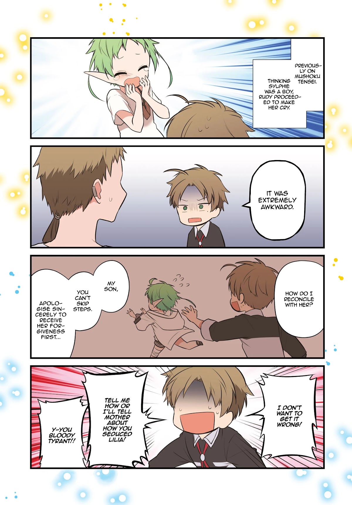 Mushoku Tensei: Even If It's a 4-Koma, I'll Get Serious Chapter 4 page 2 - Chapter 4