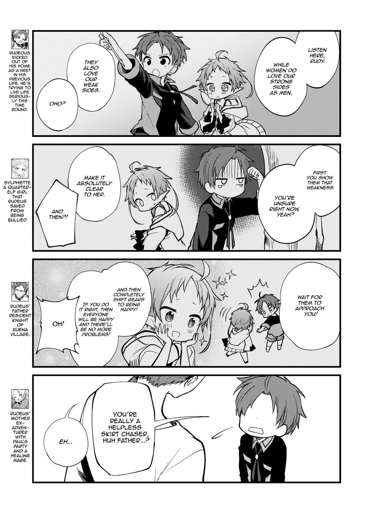 Mushoku Tensei: Even If It's a 4-Koma, I'll Get Serious Chapter 4 page 5 - Chapter 4