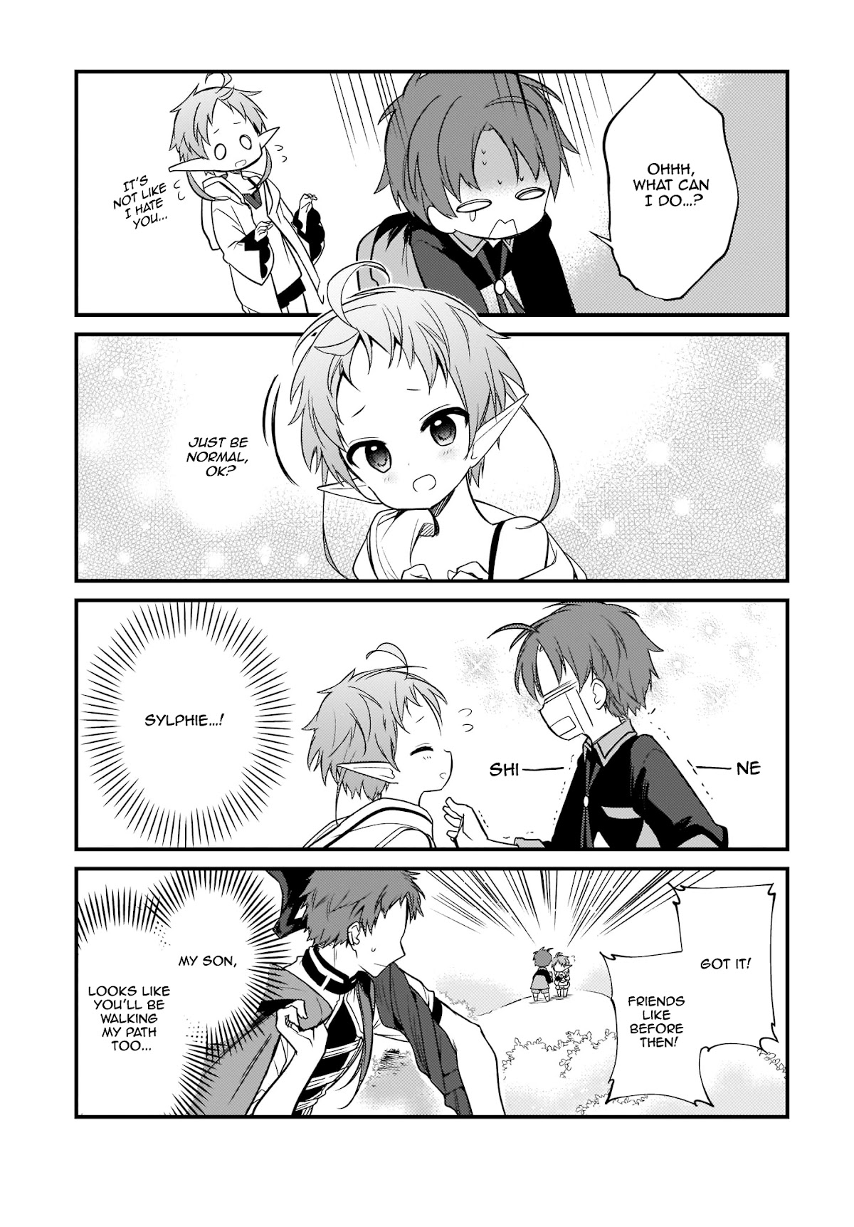 Mushoku Tensei: Even If It's a 4-Koma, I'll Get Serious Chapter 4 page 7 - Chapter 4
