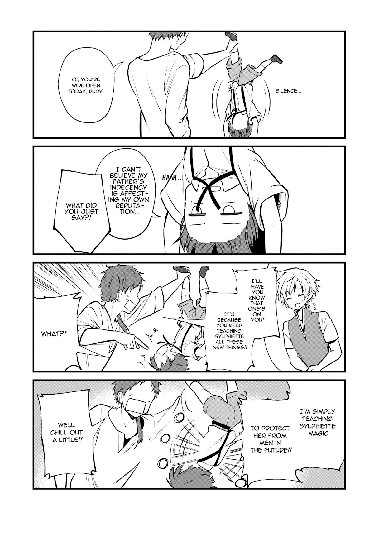 Mushoku Tensei: Even If It's a 4-Koma, I'll Get Serious Chapter 5 page 14 - Chapter 5