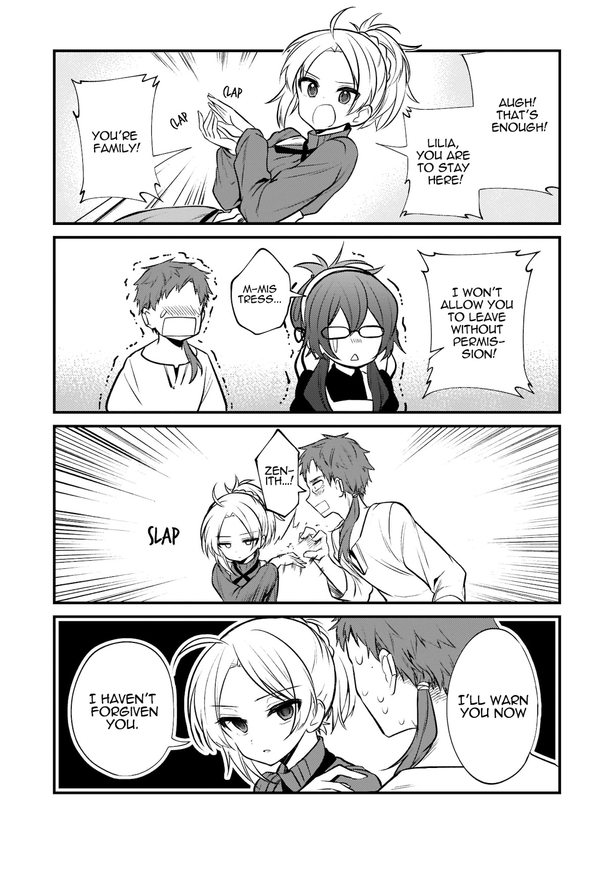Mushoku Tensei: Even If It's a 4-Koma, I'll Get Serious Chapter 5 page 8 - Chapter 5