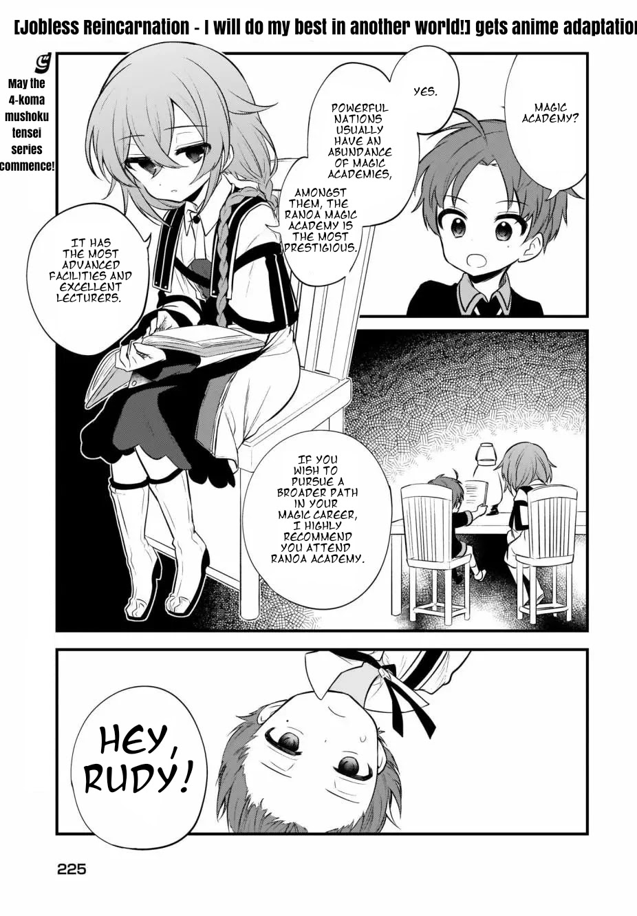 Mushoku Tensei: Even If It's a 4-Koma, I'll Get Serious Chapter 6 page 1 - Chapter 6