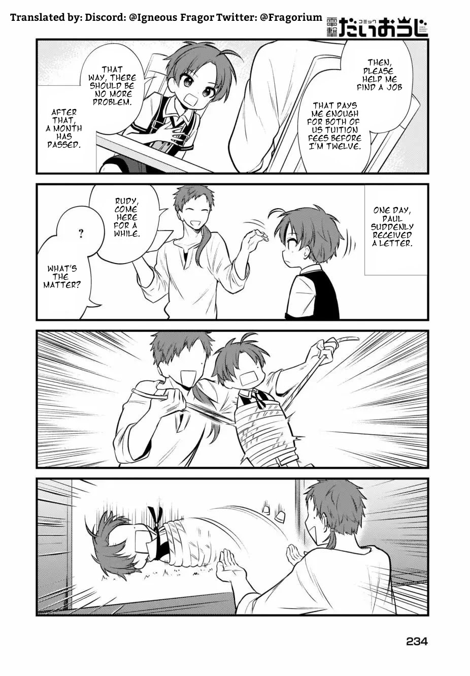 Mushoku Tensei: Even If It's a 4-Koma, I'll Get Serious Chapter 6 page 10 - Chapter 6