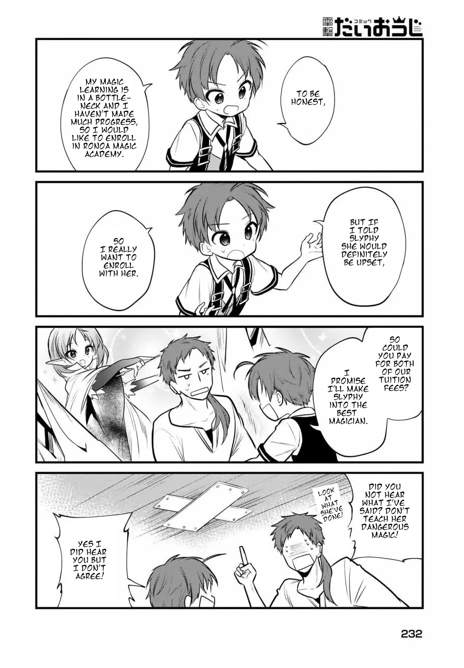 Mushoku Tensei: Even If It's a 4-Koma, I'll Get Serious Chapter 6 page 8 - Chapter 6
