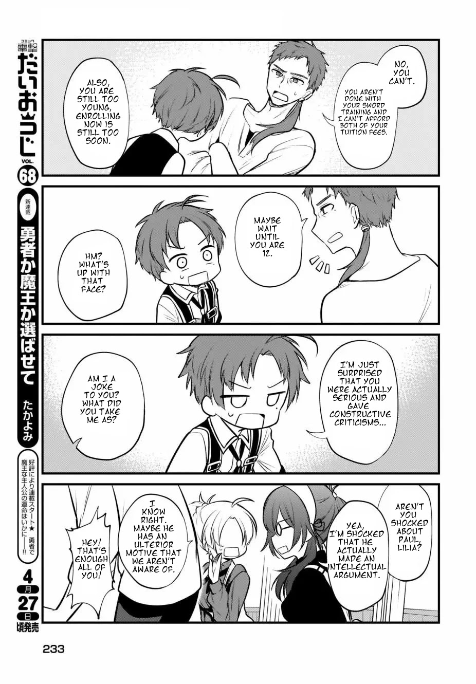 Mushoku Tensei: Even If It's a 4-Koma, I'll Get Serious Chapter 6 page 9 - Chapter 6