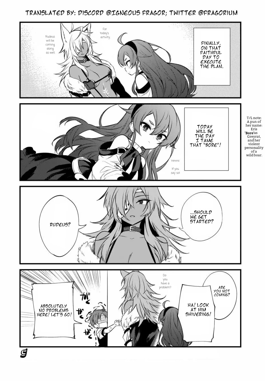 Mushoku Tensei: Even If It's a 4-Koma, I'll Get Serious Chapter 7 page 14 - Chapter 7