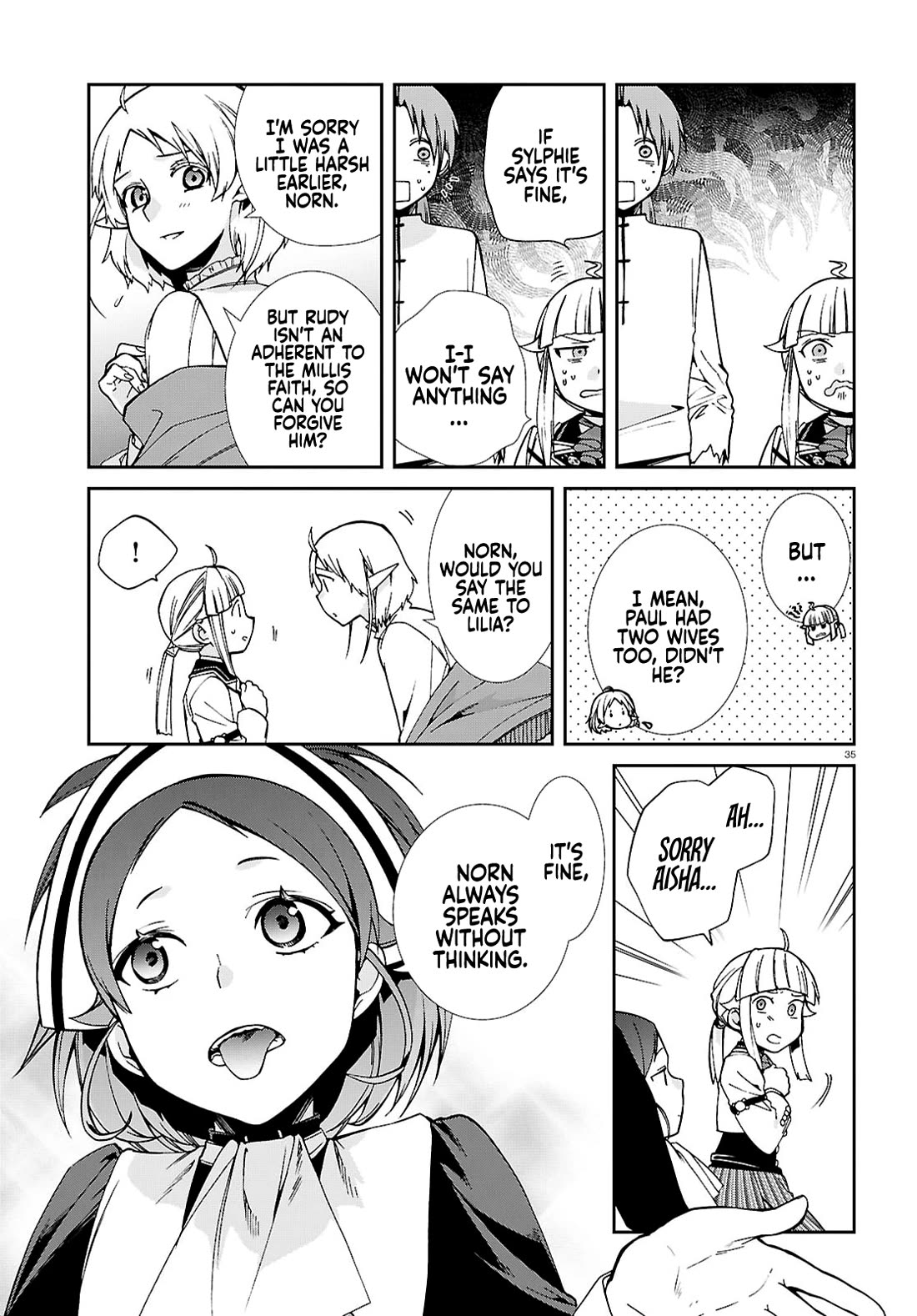 Mushoku Tensei - Isekai Ittara Honki Dasu Chapter 116 page 36 - Chapter 116: Pandemonium