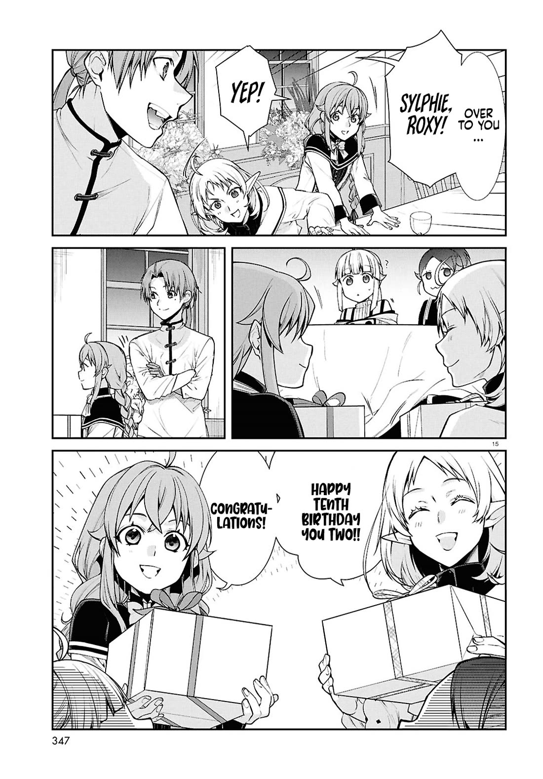 Mushoku Tensei - Isekai Ittara Honki Dasu Chapter 121 page 16 - Chapter 121: Birthday Party