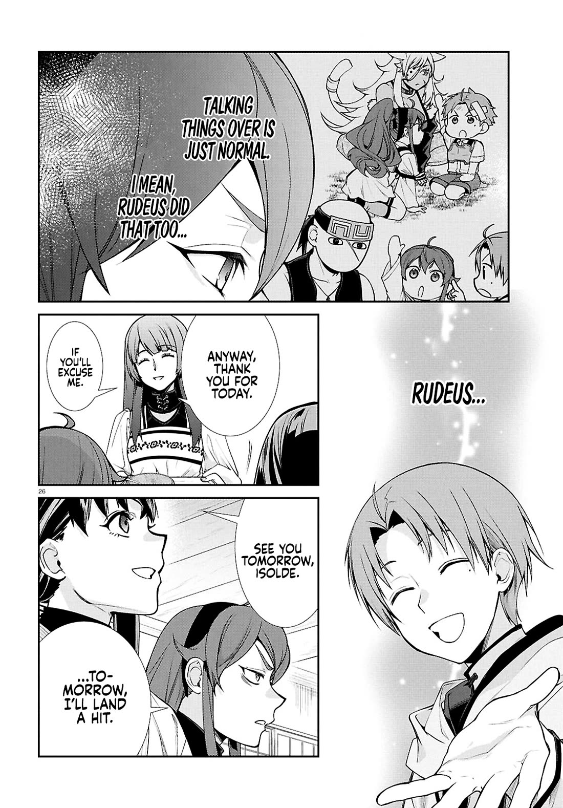 Mushoku Tensei - Isekai Ittara Honki Dasu Chapter 123 page 26 - Chapter 123: With Heft or Finesse, How Does The Mad Dog's Sword Swing?