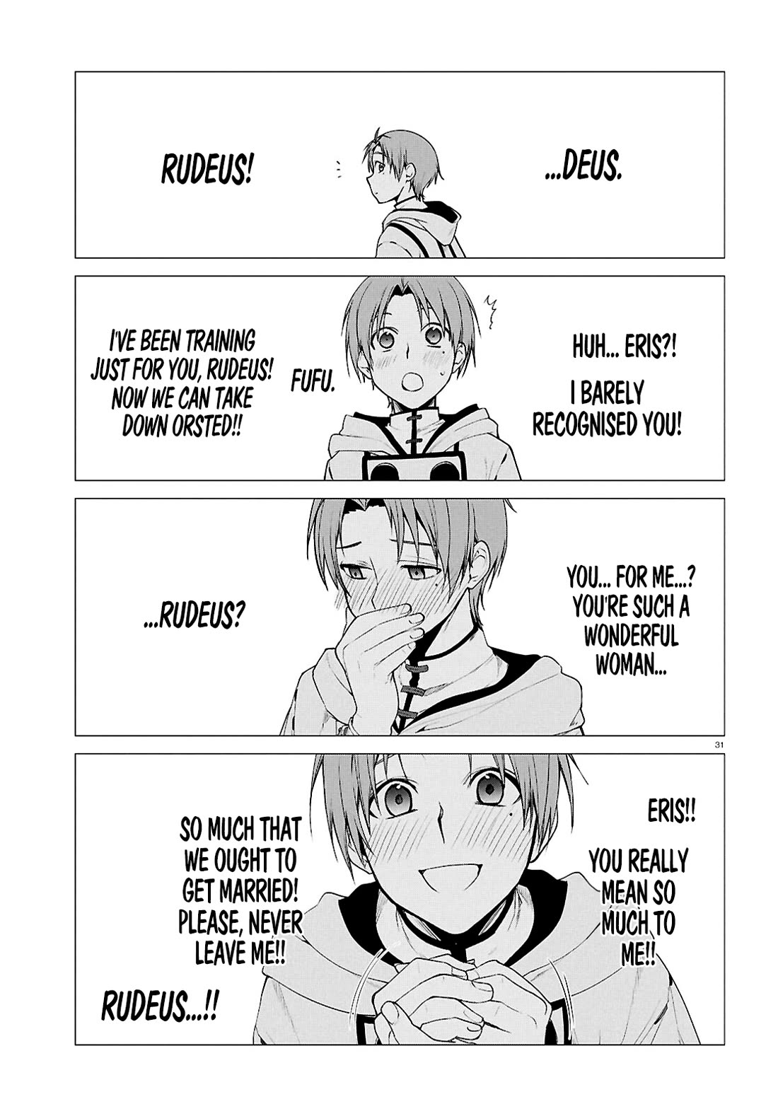 Mushoku Tensei - Isekai Ittara Honki Dasu Chapter 123 page 31 - Chapter 123: With Heft or Finesse, How Does The Mad Dog's Sword Swing?