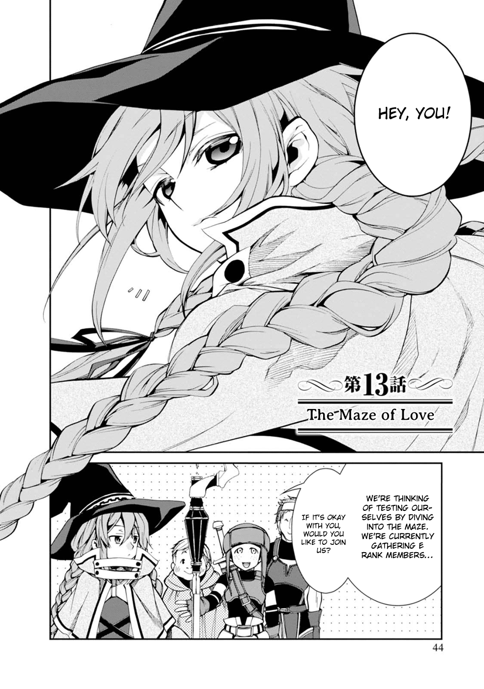 Mushoku Tensei - Isekai Ittara Honki Dasu Chapter 13 page 2 - Chapter 13: The Maze of Love