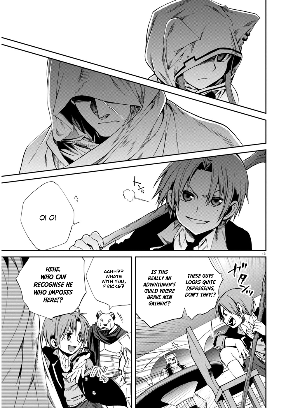 Mushoku Tensei - Isekai Ittara Honki Dasu Chapter 20 page 13 - Chapter 20: Adventurer’s Guild