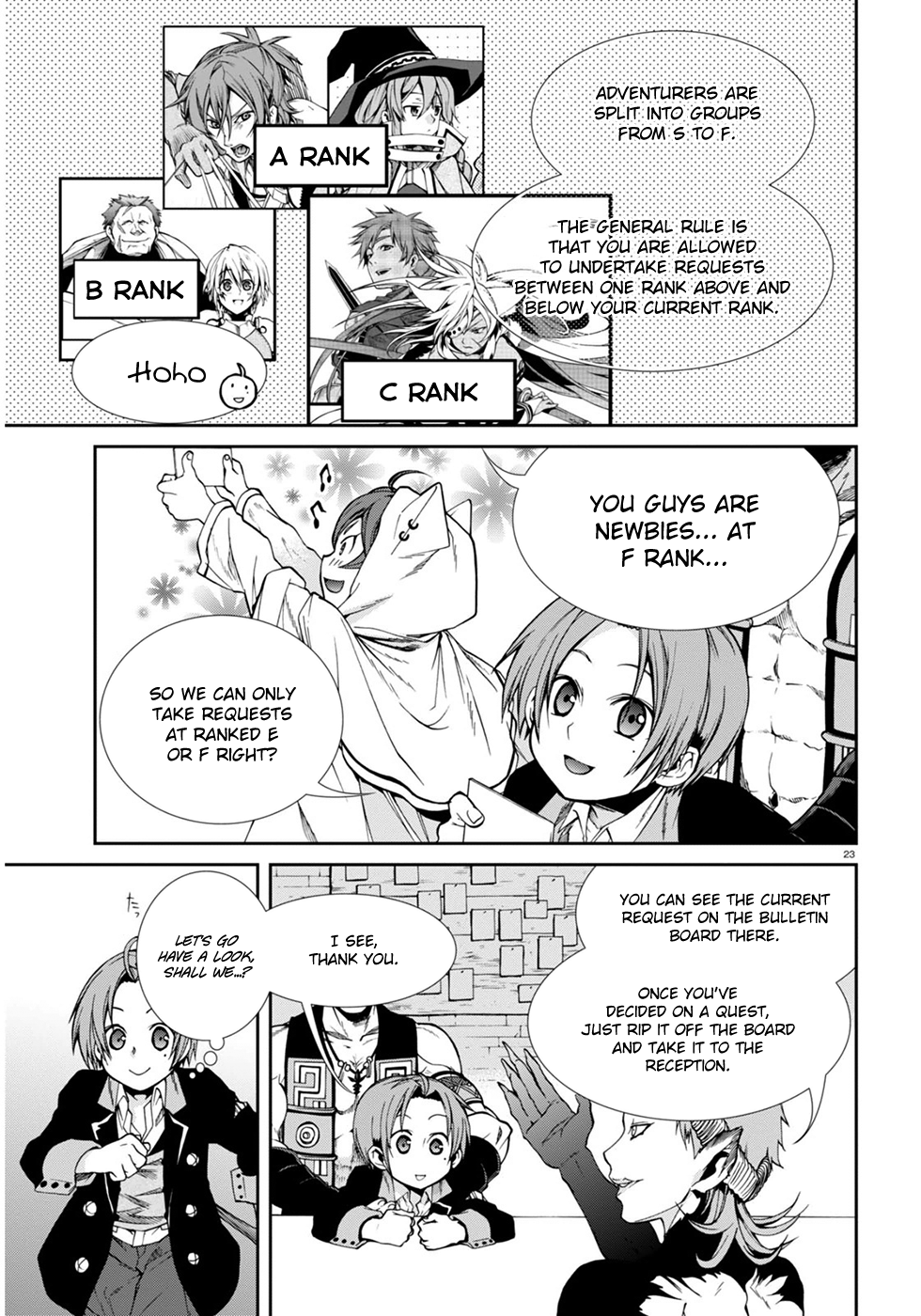 Mushoku Tensei - Isekai Ittara Honki Dasu Chapter 20 page 22 - Chapter 20: Adventurer’s Guild