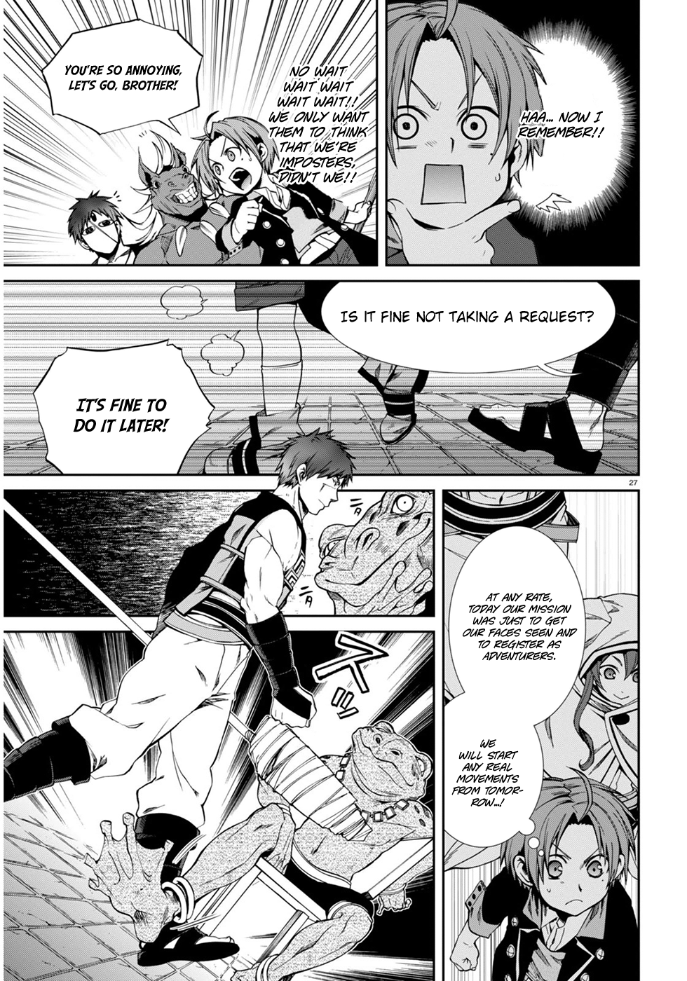 Mushoku Tensei - Isekai Ittara Honki Dasu Chapter 20 page 26 - Chapter 20: Adventurer’s Guild
