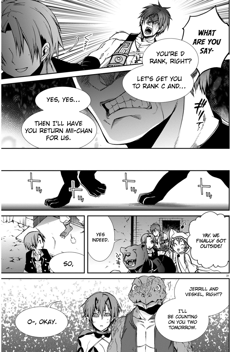 Mushoku Tensei - Isekai Ittara Honki Dasu Chapter 23 page 31 - Chapter 23: First Job