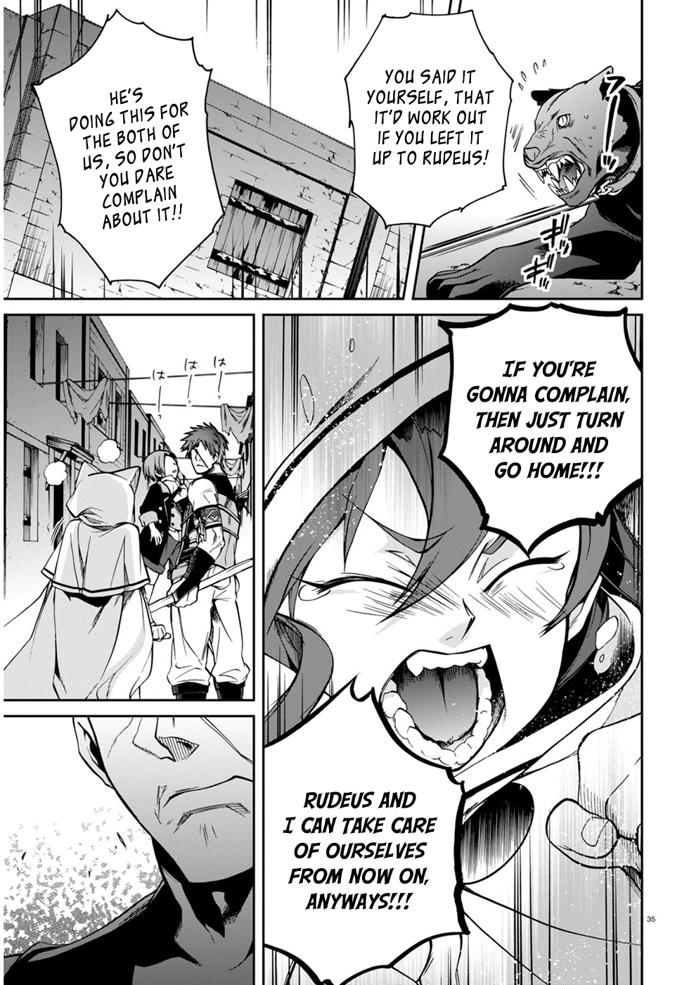 Mushoku Tensei - Isekai Ittara Honki Dasu Chapter 23 page 35 - Chapter 23: First Job