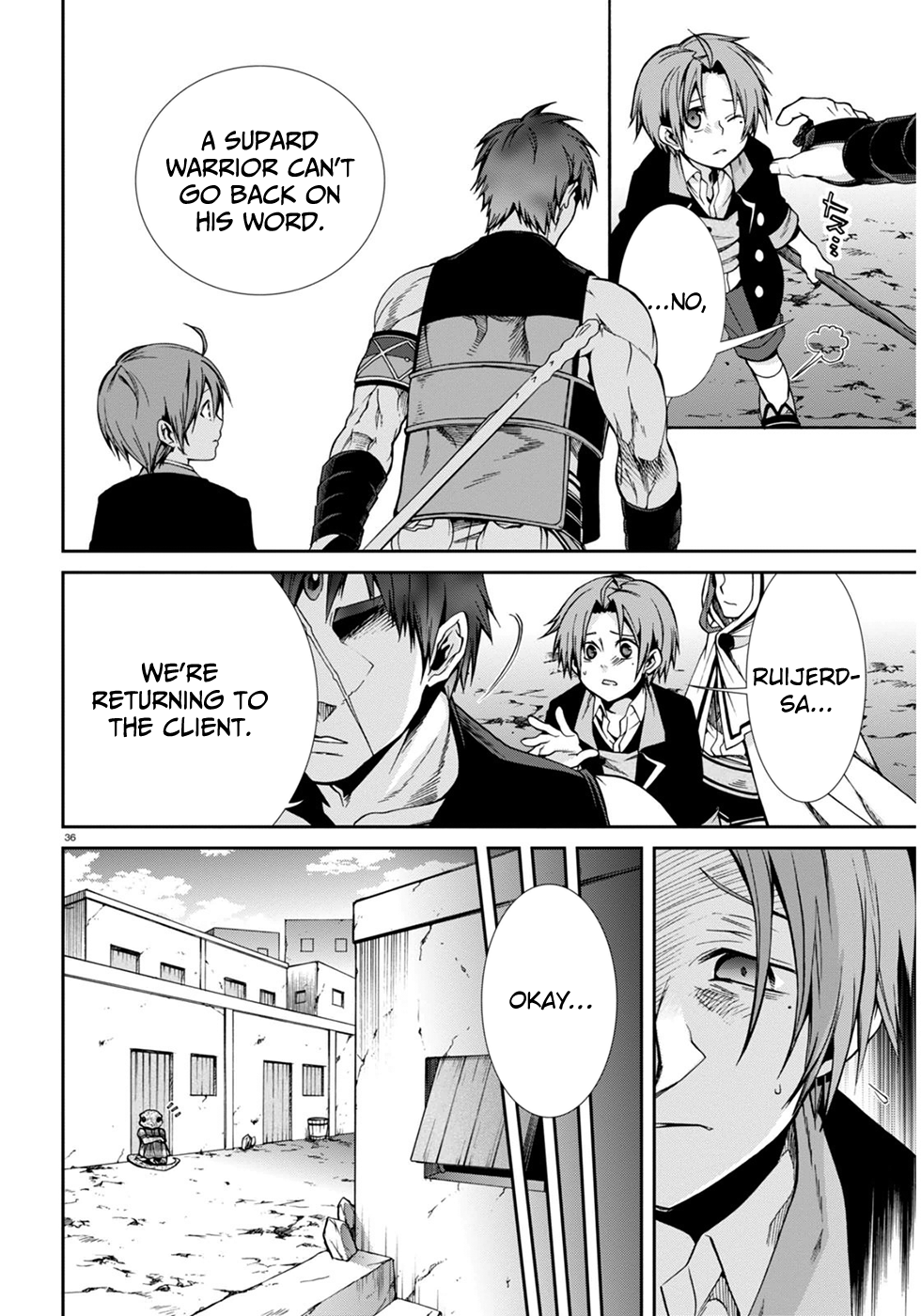 Mushoku Tensei - Isekai Ittara Honki Dasu Chapter 23 page 36 - Chapter 23: First Job