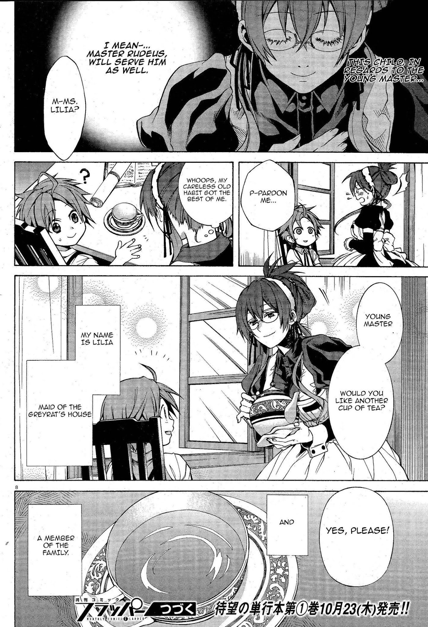 Mushoku Tensei - Isekai Ittara Honki Dasu Chapter 5.5 page 9 - Chapter 5.5: Greyrat Family's Maid