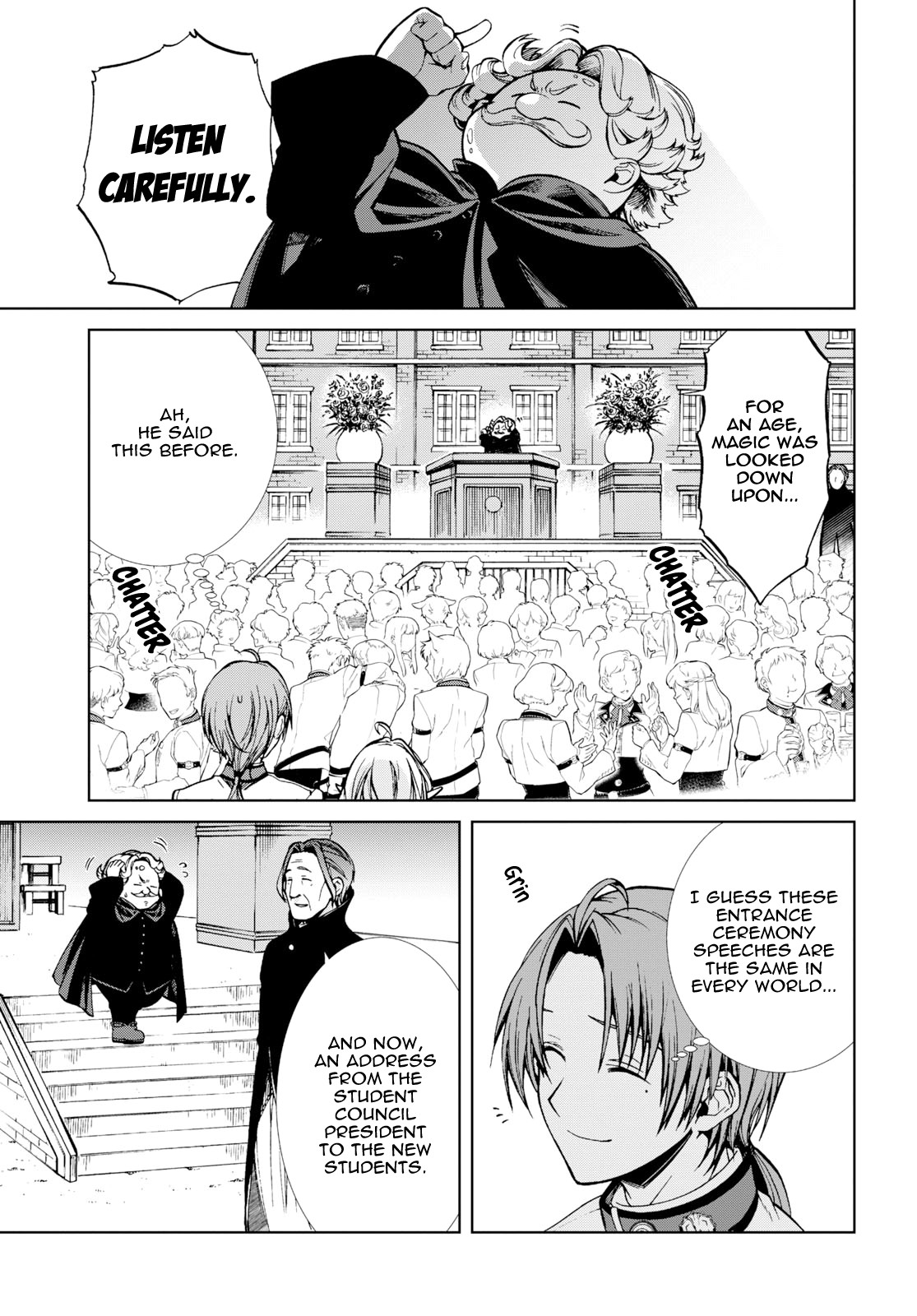 Mushoku Tensei - Isekai Ittara Honki Dasu Chapter 54 page 28 - Chapter 54: Entrance Exam
