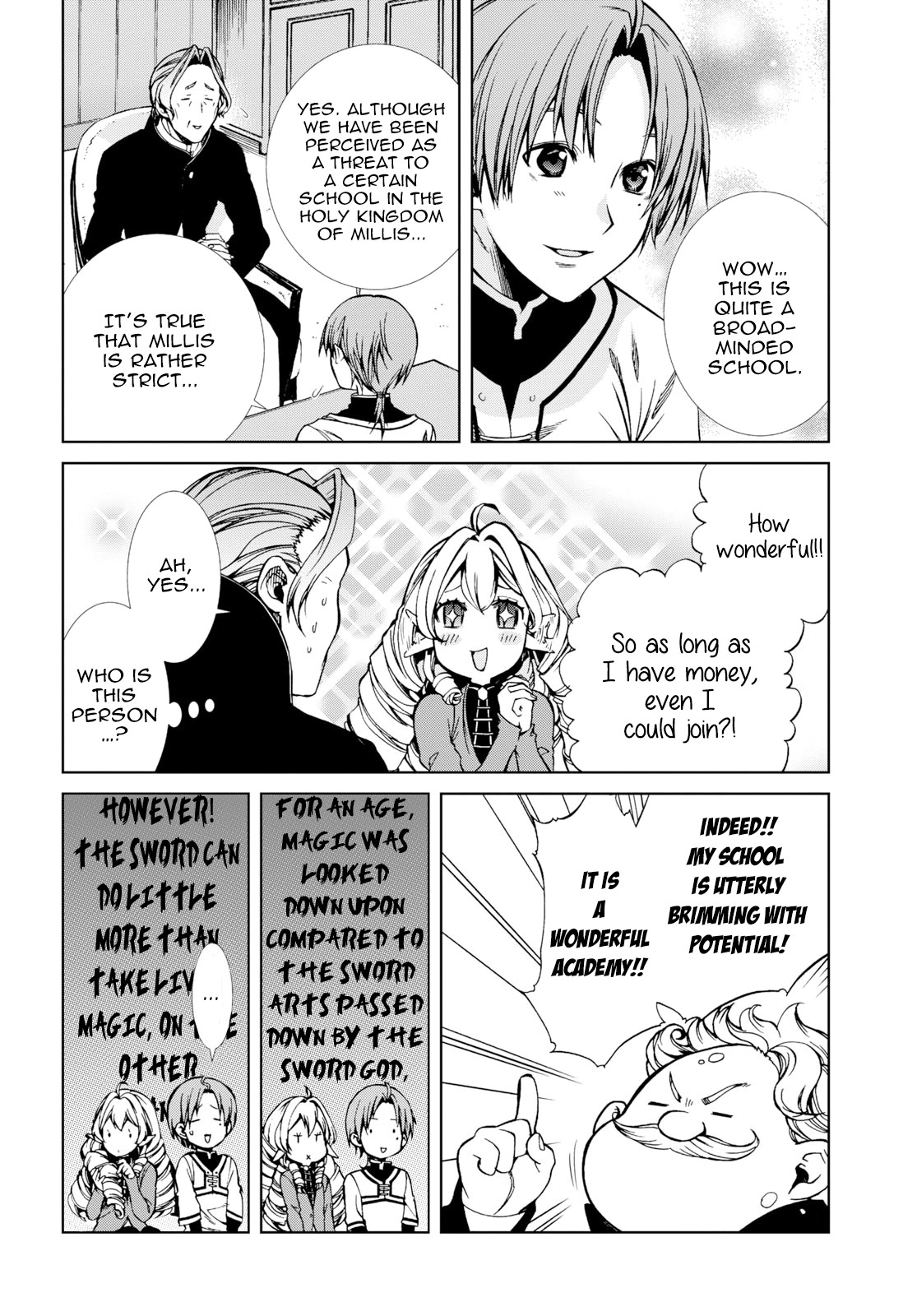 Mushoku Tensei - Isekai Ittara Honki Dasu Chapter 54 page 8 - Chapter 54: Entrance Exam