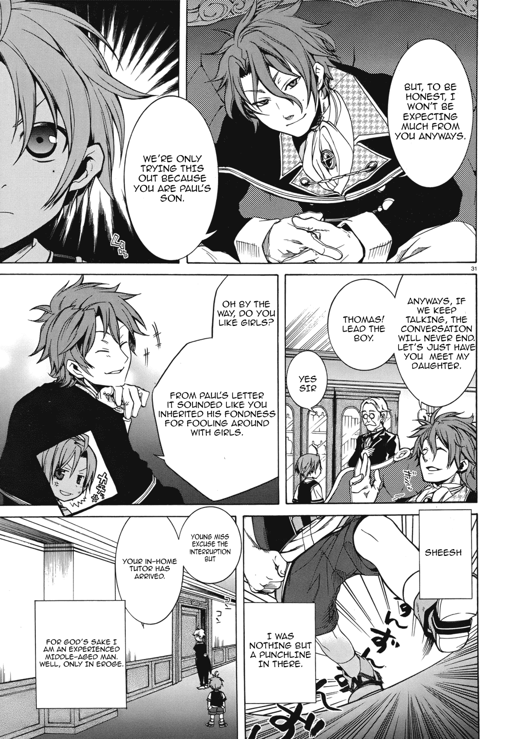 Mushoku Tensei - Isekai Ittara Honki Dasu Chapter 6 page 35 - Chapter 6: Separation
