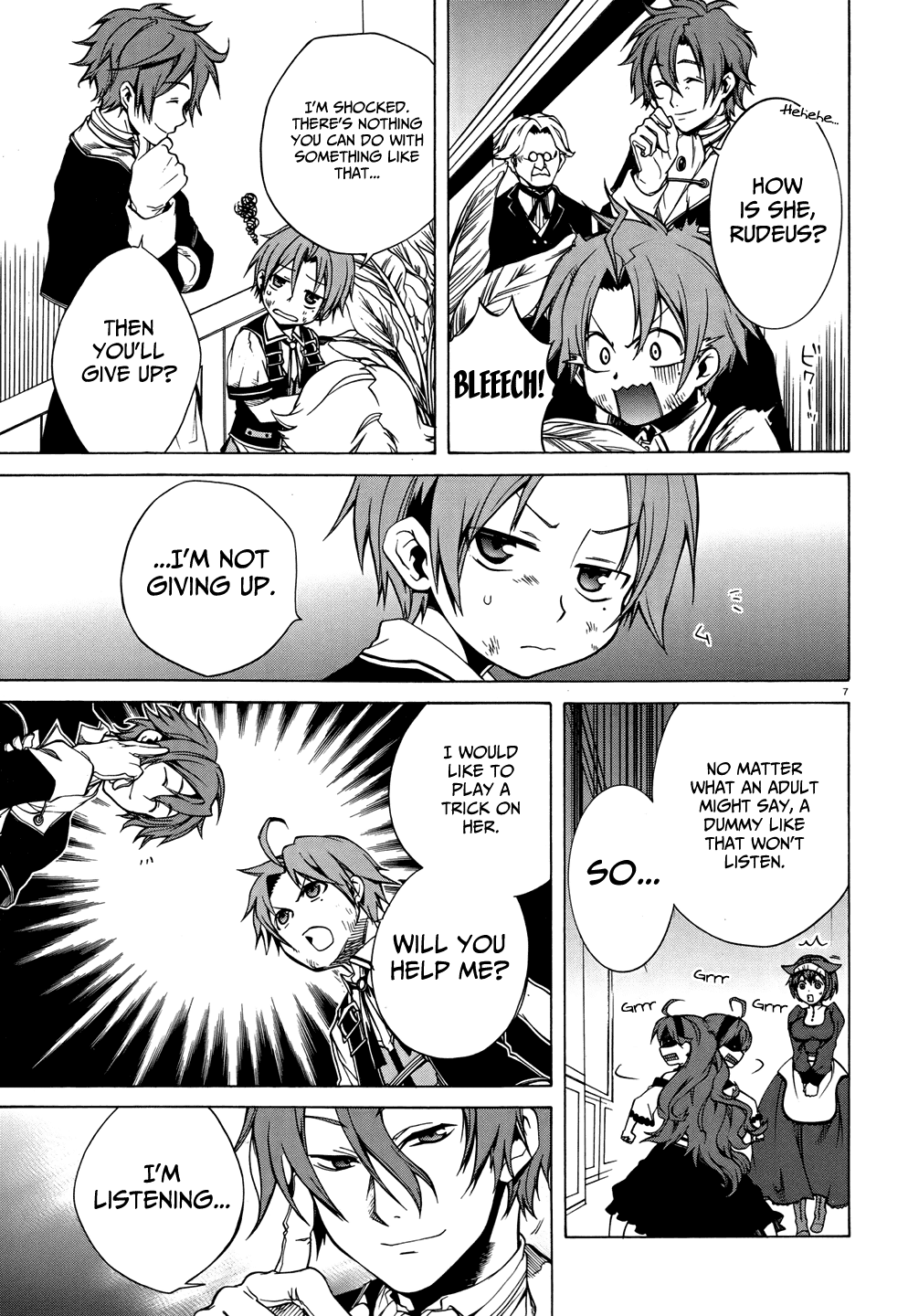 Mushoku Tensei - Isekai Ittara Honki Dasu Chapter 7 page 7 - Chapter 7: The Ojou-sama’s Violence