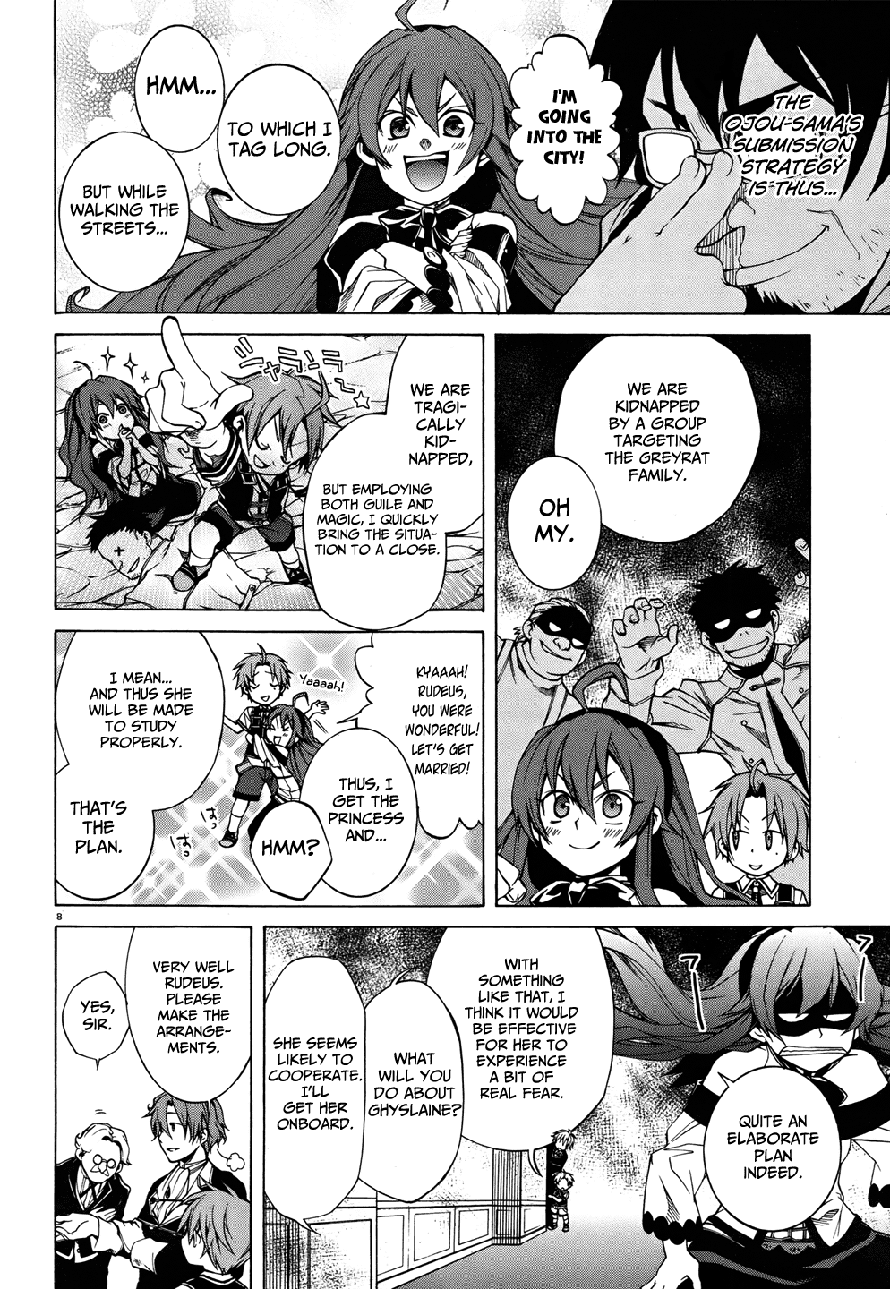 Mushoku Tensei - Isekai Ittara Honki Dasu Chapter 7 page 8 - Chapter 7: The Ojou-sama’s Violence