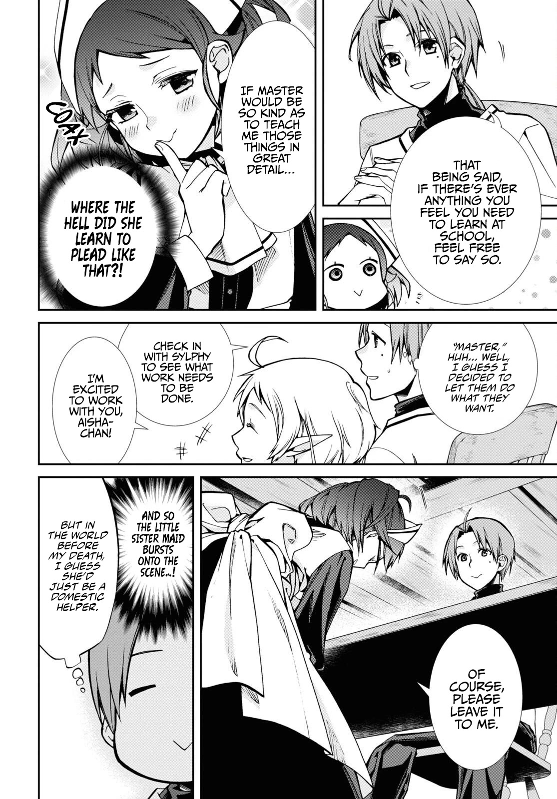 Mushoku Tensei - Isekai Ittara Honki Dasu Chapter 90 page 5 - Chapter 90: A maid & a boarding student
