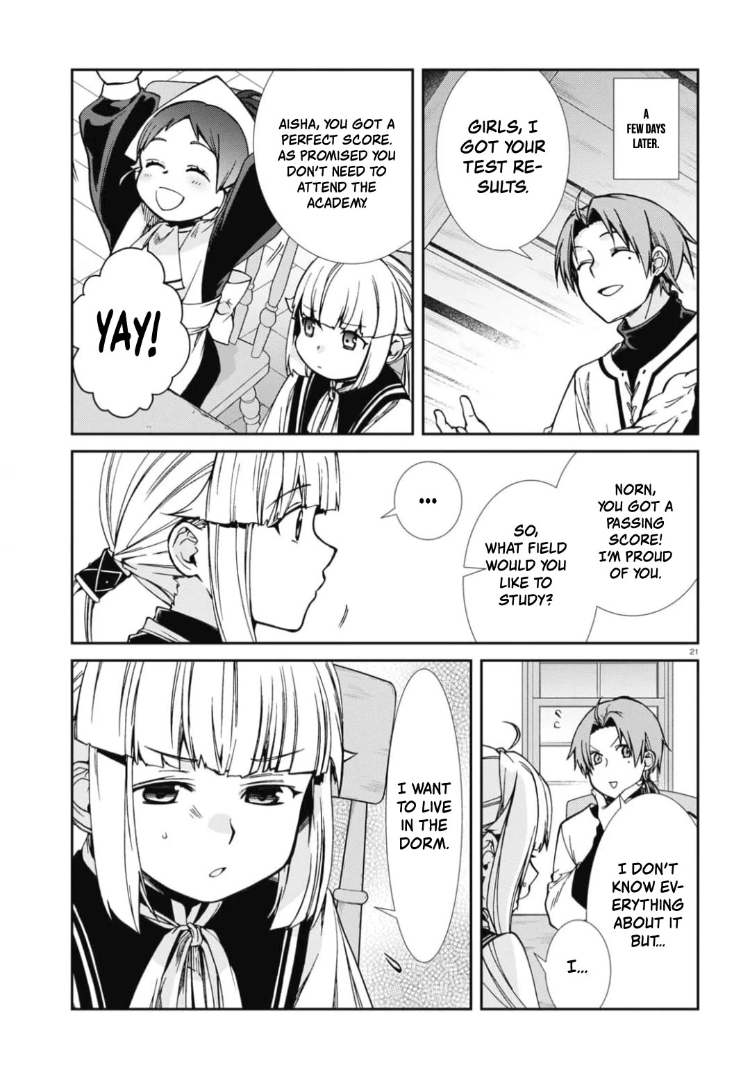 Mushoku Tensei - Isekai Ittara Honki Dasu Chapter 94 page 21 - Chapter 94: Norn Greyrat