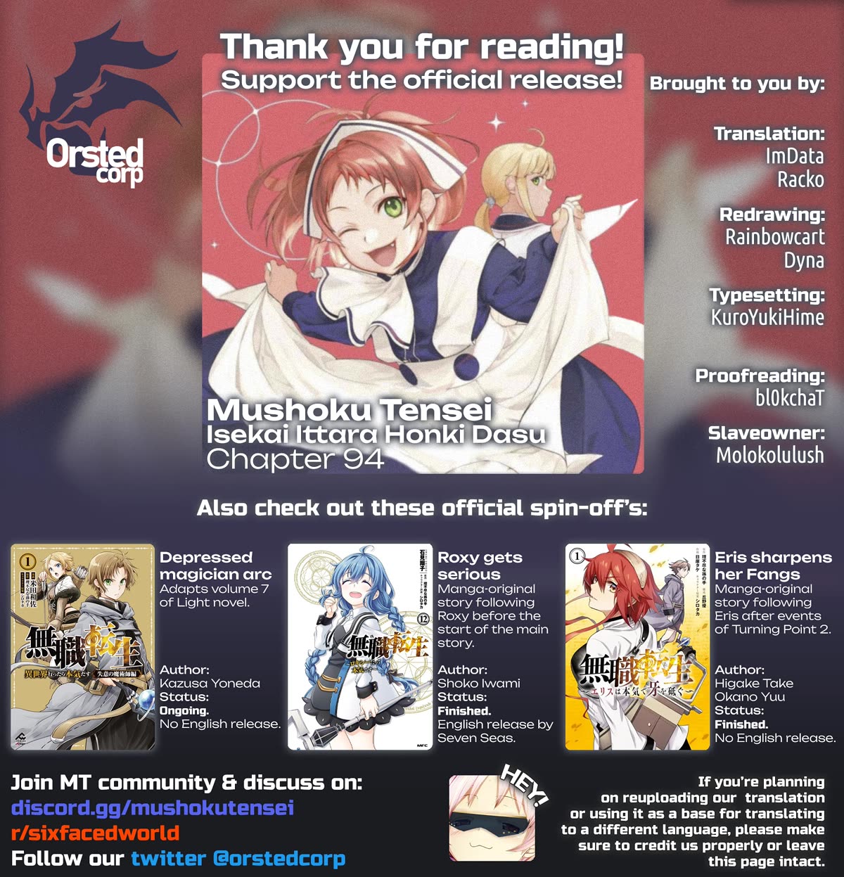 Mushoku Tensei - Isekai Ittara Honki Dasu Chapter 94 page 43 - Chapter 94: Norn Greyrat