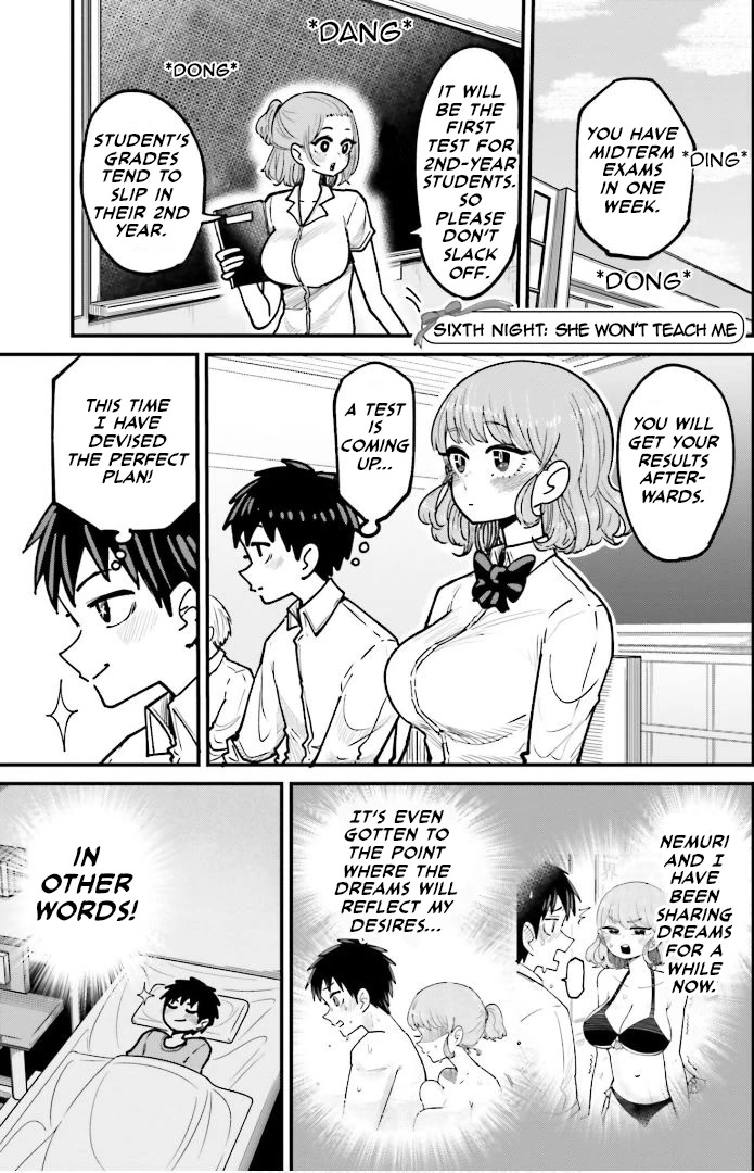 Musubime Nemuri wa Shite Kurenaku mo nai Chapter 6 page 1 - Chapter 6: Sixth Night: She Won't Teach Me
