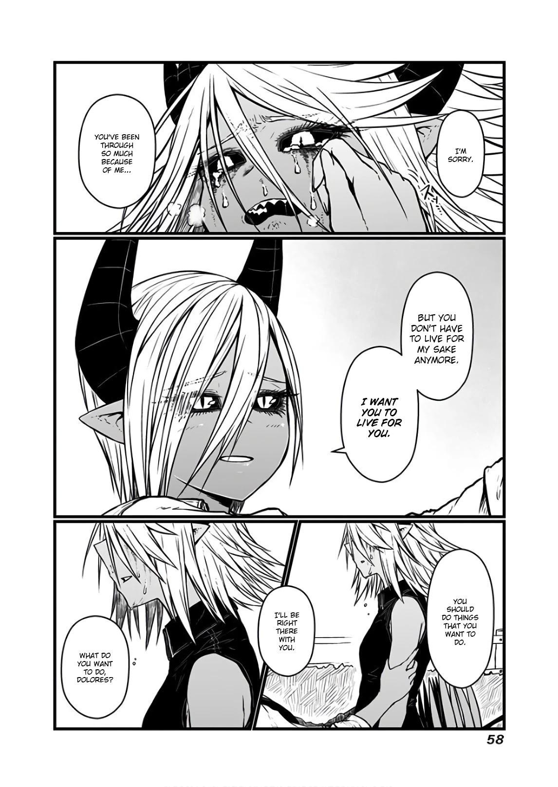 Musuko ga Kawaikute Shikataganai Mazoku no Hahaoya Chapter 107 page 4 - Chapter 107: By Your Side