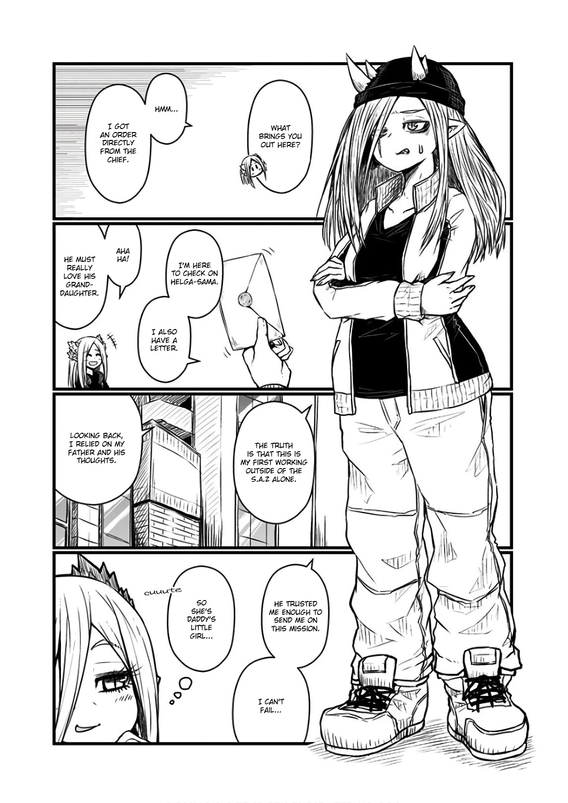 Musuko ga Kawaikute Shikataganai Mazoku no Hahaoya Chapter 108 page 3 - Chapter 108: First Time Running Errands