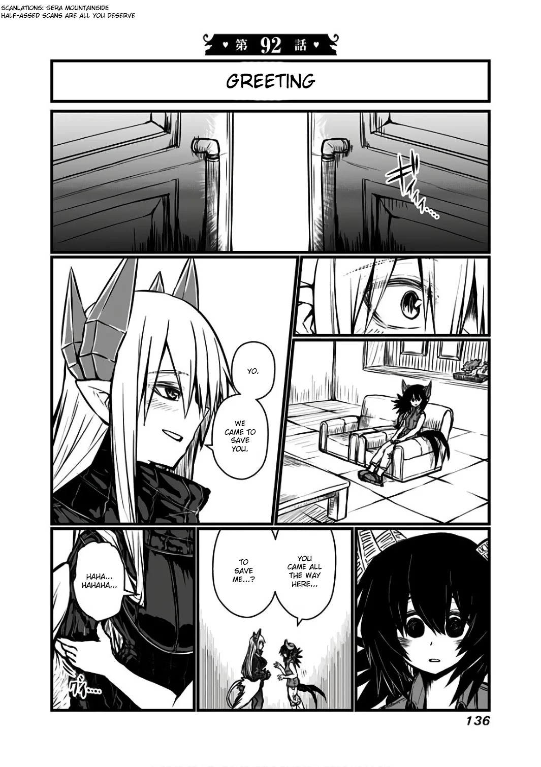 Musuko ga Kawaikute Shikataganai Mazoku no Hahaoya Chapter 92 page 1 - Chapter 92: Greeting