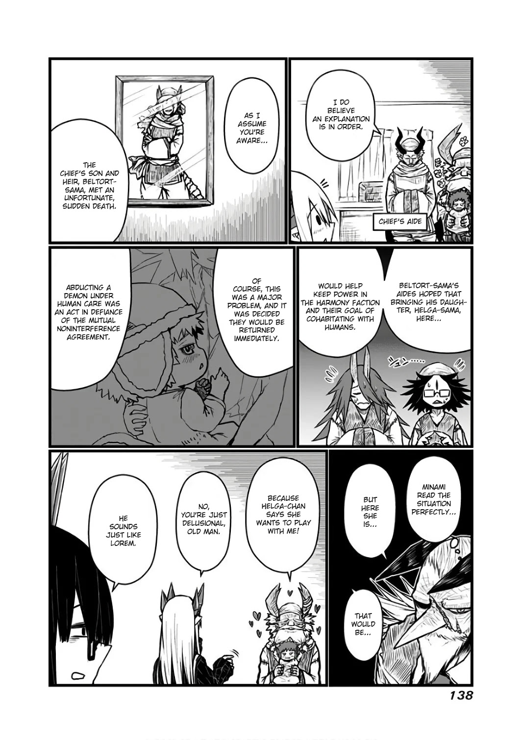 Musuko ga Kawaikute Shikataganai Mazoku no Hahaoya Chapter 92 page 3 - Chapter 92: Greeting