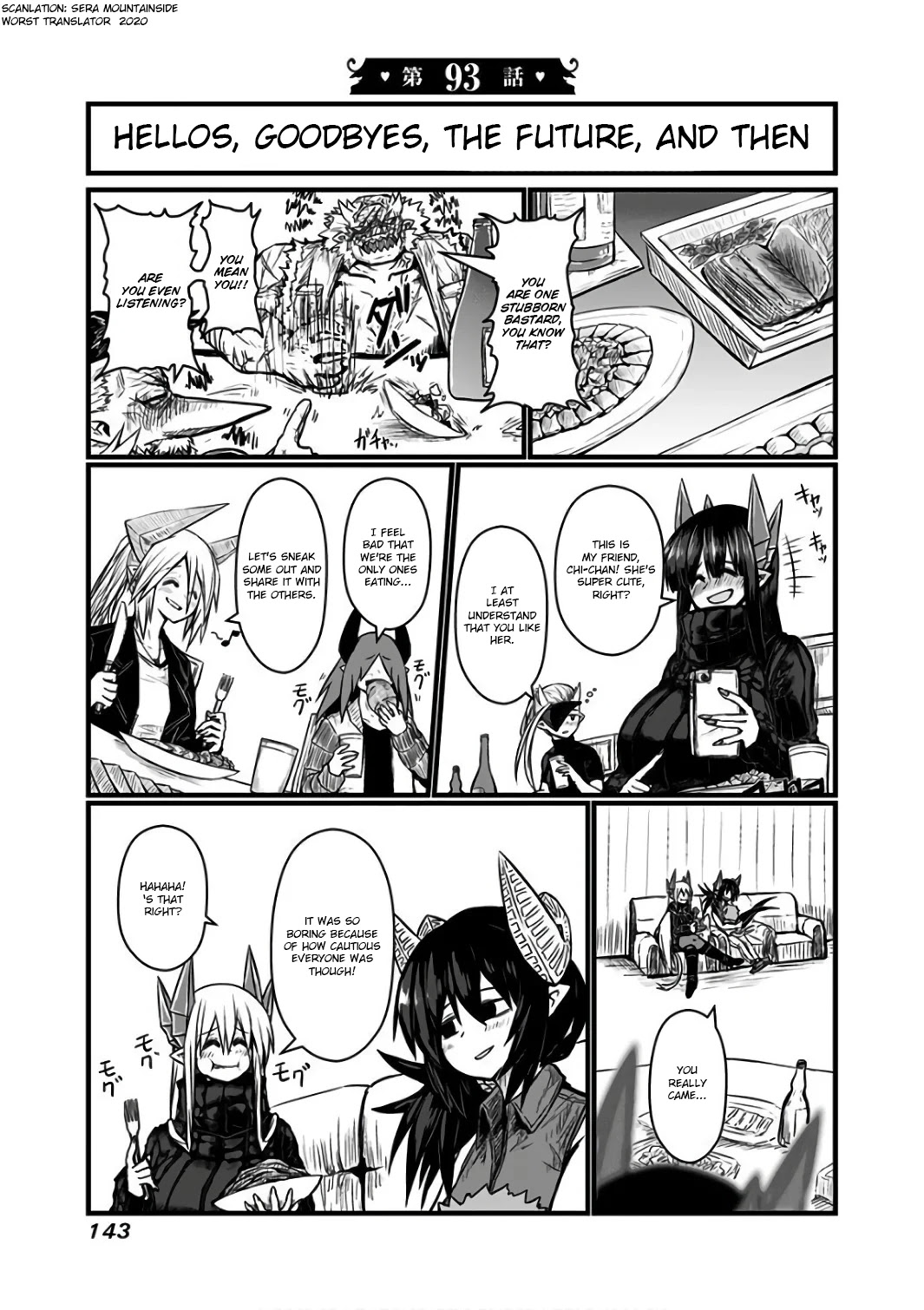 Musuko ga Kawaikute Shikataganai Mazoku no Hahaoya Chapter 93 page 1 - Chapter 93: Hellos, Goodbyes, the Future, and then